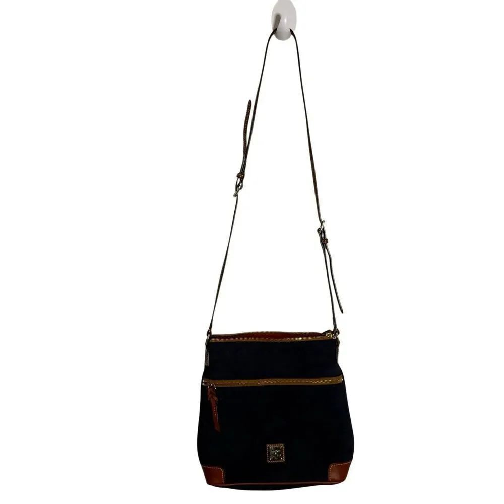 NWT Dooney & Bourke Suede Zip Crossbody Purse